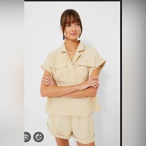 Tuckernuck Khaki Set - Shorts and Top